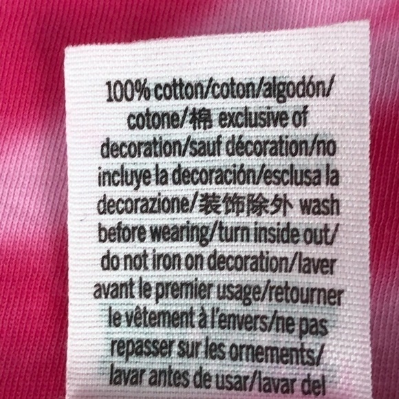 PINK VICTORIA’S SECRET Women’s Pullover Top Sz Small Tie Dye Pink Stretch - Picture 5 of 9